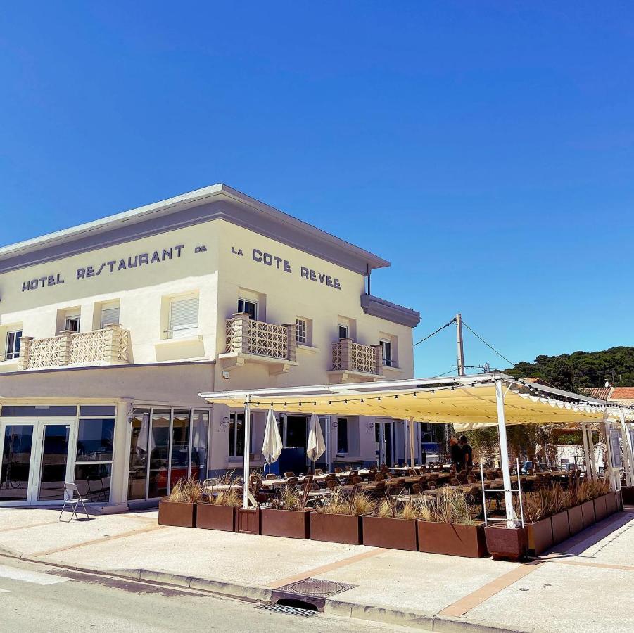 Hotel Restaurant La Cote Revee Leucate Bagian luar foto
